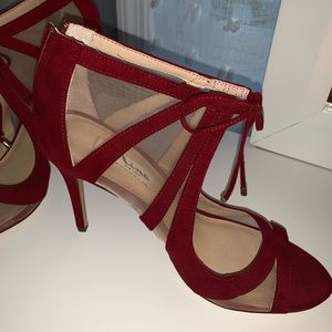 Red Strappy Heels